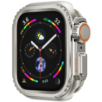Zegarek Ultra Style Metalowa obudowa do zegarka Apple 45 mm - Tytan
