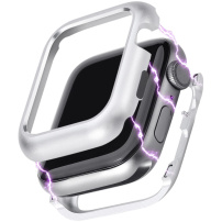 Magnetyczny pokrowiec metalowy do Apple Watch 42mm - srebrny