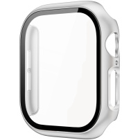 Metalowa obudowa z hartowanym szkłem do Apple Watch 42mm (Series 10 / 11) - srebrna