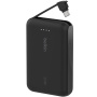 BELKIN Boost Charge powerbank ze zintegrowanym kablem USB-C i portem USB-C - 10 000 mAh - czarna