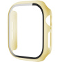 Matowa obudowa z hartowanym szkłem do zegarka Apple 46mm - żółta
