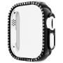 Metalowe etui z dżetami dla Apple Watch Ultra 49 mm - czarne