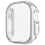 Metalowe etui z dżetami dla Apple Watch Ultra 49 mm - srebrny
