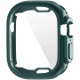 Metaliczne, miękkie etui z tworzywa sztucznego z osłoną ekranu dla Apple Watch Ultra 49 mm - ciemnozielony