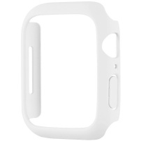Matowe Etui zamykane do Apple Watch 45mm - białe