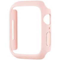 Matowe Etui zamykane do Apple Watch 45mm - jasnoróżowe