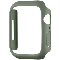 Matowe Etui zamykane do Apple Watch 45mm - oliwkowe
