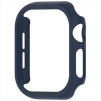 Matowe etui zamykane do Apple Watch 46mm - ciemnoniebieskie