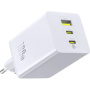 Baseus EnerFill FE11 GaN ładowarka do szybkiego ładowania z portami 2x USB-C / USB-A - 100W - biała