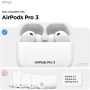 ELAGO Cassette Tape etui z karabińczykem w stylu kasety do AirPods Pro 3 - beżowy