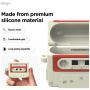 ELAGO Cassette Tape etui z karabińczykem w stylu kasety do AirPods Pro 3 - beżowy