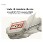 ELAGO Cassette Tape etui z karabińczykiem w stylu kasety do AirPods 4 / 5 - beżowy