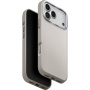 UNIQ Lyden MagClick skórzane etui z MagSafe do iPhone 17 Pro Max - kremowe