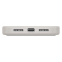 UNIQ Lyden MagClick skórzane etui z MagSafe do iPhone 17 Pro Max - kremowe