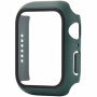 Pokrowiec ochronny ze szkłem hartowanym dla Apple Watch 40mm - ciemnozielony