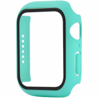 Pokrowiec ochronny ze szkłem hartowanym dla Apple Watch 40mm - turkus