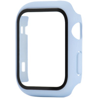 Pokrowiec ochronny ze szkłem hartowanym dla Apple Watch 42mm - niebieskie