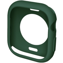 Ochronne etui zamykane z miękkiego plastiku do Apple Watch 42mm (Series 10 / 11) - ciemnozielone