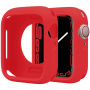 Etui ochronne silikonowe do zegarka Apple 45 mm - czerwone