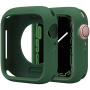 Etui ochronne silikonowe do zegarka Apple 45 mm - ciemnozielony