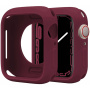 Ochronne etui silikonowe do zegarka Apple 45 mm - bordowy