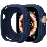 Etui ochronne silikonowe do zegarka Apple Ultra 49 mm - ciemnoniebieski