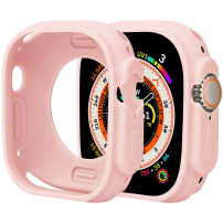 Etui ochronne silikonowe do zegarka Apple Ultra 49 mm - różowe