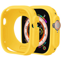 Etui ochronne silikonowe do zegarka Apple Ultra 49 mm - żółte