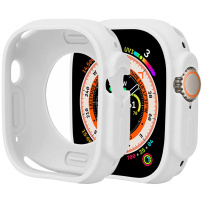 Etui ochronne silikonowe do zegarka Apple Ultra 49 mm - białe