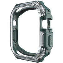 Trwałe etui Armor do zegarka Apple 40 mm - ciemnozielone