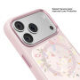 MUTURAL Flora Story etui ze wzorem w kwiaty i MagSafe do iPhone 17 Pro - różowy