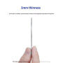 Przyklejany pierścień MagSafe do iPhone'a - srebrny