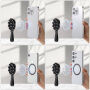 Magnetyczny uchwyt MagSafe z przyssawkami i paskiem do iPhone - czarny