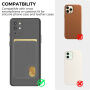 AhaStyle silikonowy samoprzylepny pokrowiec na karty do iPhone - szary