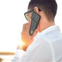 AhaStyle silikonowy samoprzylepny pokrowiec na karty do iPhone - szary