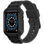Wytrzymała obudowa Armor z paskiem do zegarka Apple 46 mm - czarny