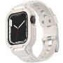 Wytrzymałe etui Armor z paskiem dla Apple Watch Ultra 49mm - kremowy