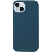 Matowe biodegradowalne etui do iPhone 15 - ciemnoniebieskie