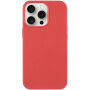 Matowe biodegradowalne etui do iPhone 15 Pro - czerwone
