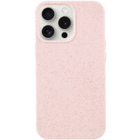 Matowe biodegradowalne etui do iPhone 15 Pro - różowe