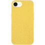 Matowe biodegradowalne Etui do iPhone 16e / 17e - żółte