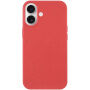 Matowe biodegradowalne etui do iPhone 17 - czerwone
