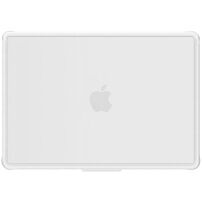 Matowe przezroczyste etui ze wzmocnionymi narożnikami do MacBook Neo (A3404) - białe