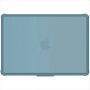 Matowe przezroczyste etui ze wzmocnionymi narożnikami do MacBook Neo (A3404) - ciemnoniebieskie