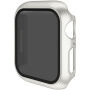 Metaliczne etui zamykane z hartowanym szkłem Anti-Spy do Apple Watch 41mm - starlight