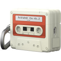 ELAGO Cassette Tape etui z karabińczykem w stylu kasety do AirPods Pro 3 - beżowy