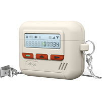 ELAGO Pager etui w stylu pagera do AirPods 4 / 5 - beżowe