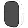 Błyszczące etui zamykane z hartowanym szkłem Anti-Spy do Apple Watch Ultra 49mm - przezroczyste