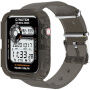 Etui z przezroczystym paskiem dla Apple Watch 41mm / 40mm / 38mm - szare