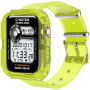 Etui z przezroczystym paskiem dla Apple Watch 45mm / 44mm / 42mm - neonowy żółty